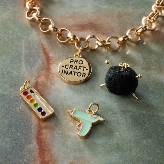 12 Pack: Crafting Charm Set by Bead Landing™